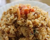 簡単！一人飯の豚キムチチャーハン作り方5写真