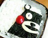 簡単キャラ弁♥くまもん作り方8写真