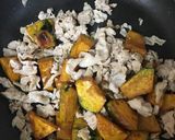 かぼちゃと豚肉の甘辛炒め作り方3写真