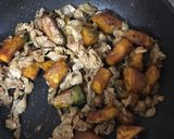 かぼちゃと豚肉の甘辛炒め作り方4写真
