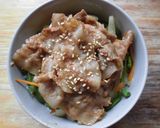 生姜焼肉丼♪作り方5写真