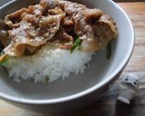 生姜焼肉丼♪作り方8写真