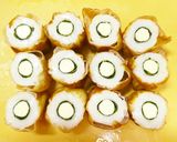 父の日★大葉巻きチーズin太ちくわ焼き作り方7写真