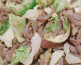 簡単！牛肉と糸こんにゃくの青椒肉絲風炒め作り方4写真