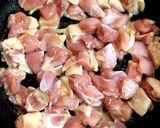 おかか香る鶏肉とほうれん草炒め作り方3写真