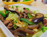 簡単！牛肉と糸こんにゃくの青椒肉絲風炒め作り方5写真