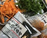 新人参のかき揚げ　～若布・胡麻～作り方1写真