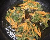 新人参のかき揚げ　～若布・胡麻～作り方2写真