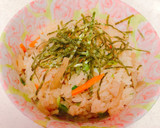 簡単！炊飯器 きんぴらリメイク おこわ作り方4写真
