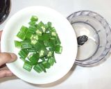 オクラとろろそうめん♪簡単アレンジ作り方4写真