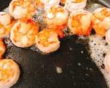 海老と卵と舞茸の塩味炒め作り方5写真