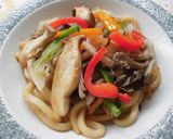 クワトロきのこ！焼きうどん♪作り方4写真