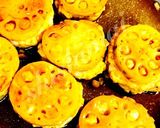 玉ねぎ入り^ ^鶏ひき肉の蓮根はさみ焼き作り方7写真