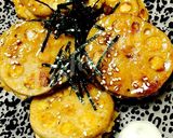 玉ねぎ入り^ ^鶏ひき肉の蓮根はさみ焼き作り方10写真