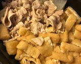 大根と豚肉、油揚げのだし煮作り方6写真