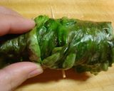 スープやおでんに♪ウインナーのレタス巻き作り方5写真