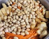 煮豆入りひじきの煮物作り方2写真