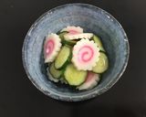 さっぱり♪きゅうりとナルトの酢の物作り方3写真