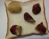 ラム酒香る❀さつま芋とチーズのトースト作り方2写真