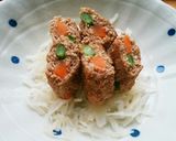 犬ご飯　野菜のミンチ巻き作り方9写真