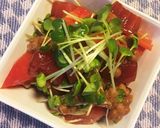 *マグロのトマト納豆和え*作り方4写真