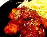 簡単10分で揚げない♫ヤンニョムチキン作り方4写真