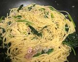 ほうれん草ときのこの和風パスタ作り方6写真