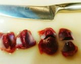 ピリ辛ガーリック砂肝炒め作り方1写真
