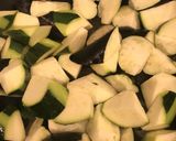 チキンと夏野菜の黒酢ベジボウル作り方3写真