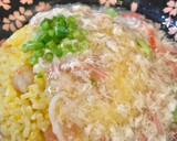 ＊とろとろ〜！えび入り あんかけ炒飯＊作り方8写真