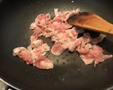 小松菜と豚肉のポン酢炒め作り方2写真