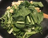 小松菜と豚肉のポン酢炒め作り方3写真