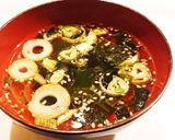 超簡単 わかめスープ作り方4写真