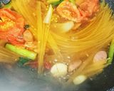 フライパン♥トマトパスタペペロンチーノ風作り方5写真