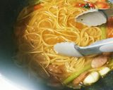 フライパン♥トマトパスタペペロンチーノ風作り方6写真