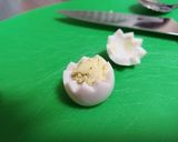 ☆うずらの卵でひよこちゃん☆作り方3写真