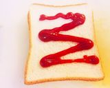 簡単朝ごはん！！！ピザトースト♪作り方4写真