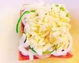 簡単朝ごはん！！！ピザトースト♪作り方7写真