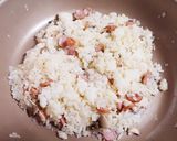 絶品!たらこクリームソースのオムライス作り方4写真