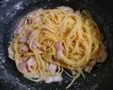 フライパンひとつ簡単パスタ カルボナーラ作り方4写真