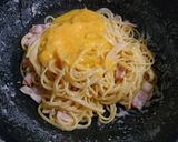 フライパンひとつ簡単パスタ カルボナーラ作り方5写真