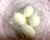 ビニール袋で簡単☆絶品味玉作り方2写真