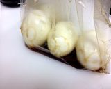ビニール袋で簡単☆絶品味玉作り方3写真