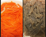 本日のお通し⑦かき菜の白和え作り方2写真