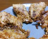 カレーチーズパン粉でサバ焼き。作り方5写真