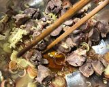 砂肝とみょうがの柚子胡椒ぽん酢作り方6写真