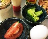 トマトとブロッコリーのふんわり卵炒め作り方1写真