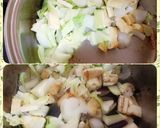 焼き茄子と油揚げ野菜の味噌汁♪彩り香り♪作り方3写真