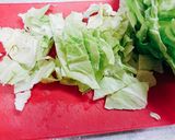 キャベツとシメジのゴママヨ和え作り方1写真