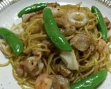 驚愕レシピNo.2一子相伝の五目焼きそば作り方18写真